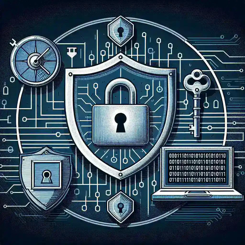 "Imagen que ilustra las mejores herramientas de seguridad online para 2024, destacando software antivirus, firewalls, y herramientas de gestión de contraseñas en un entorno digital seguro."